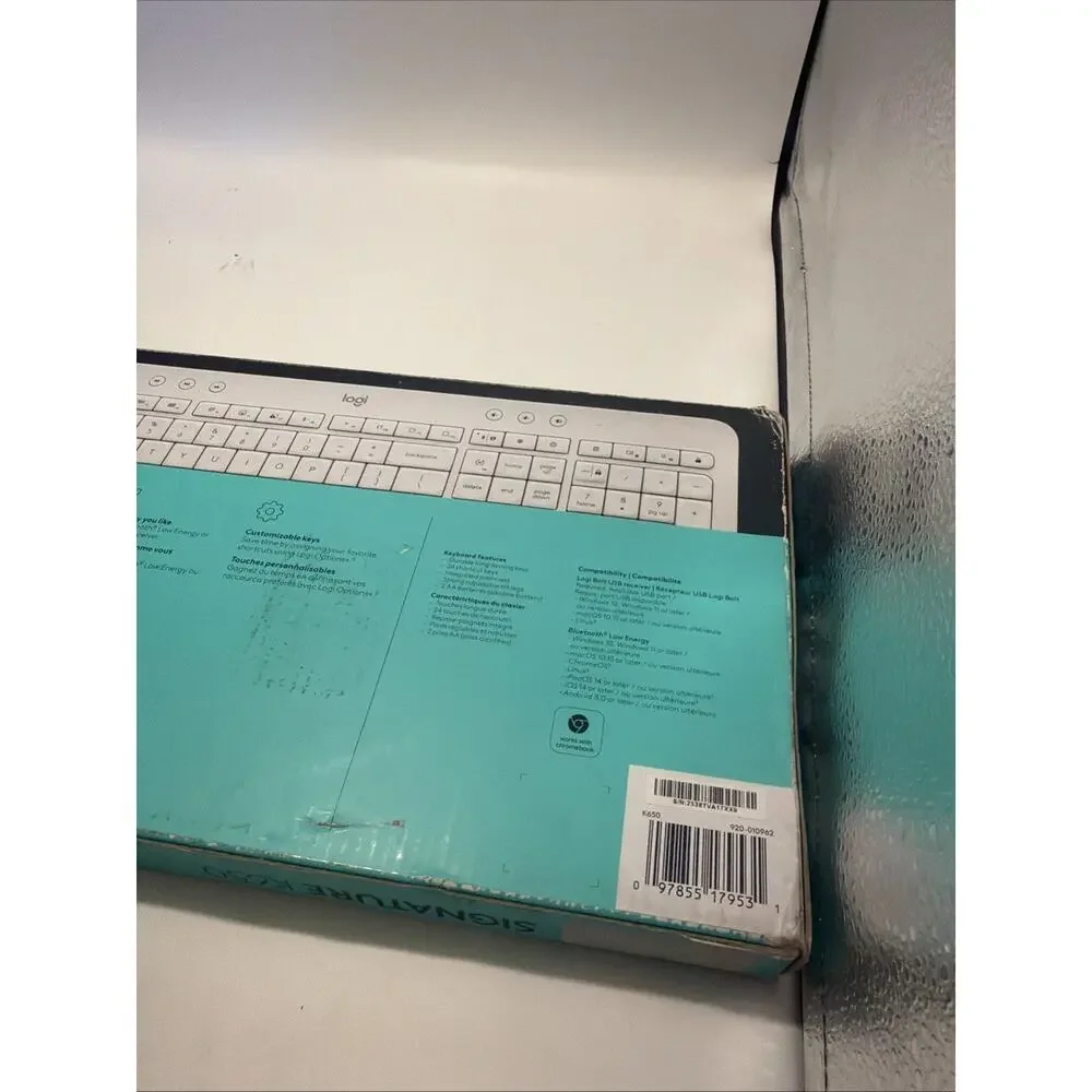 Logitech Signature K650 Comfort Full-Size Wireless Keyboard Open Box